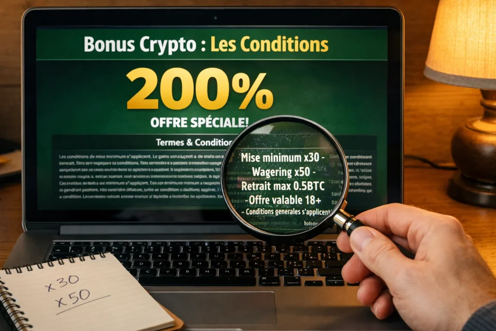 Bonus crypto paris sportifs : comprendre le rollover