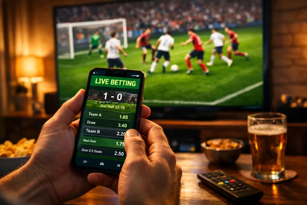 Paris sportifs crypto en direct : miser en Bitcoin pendant le match