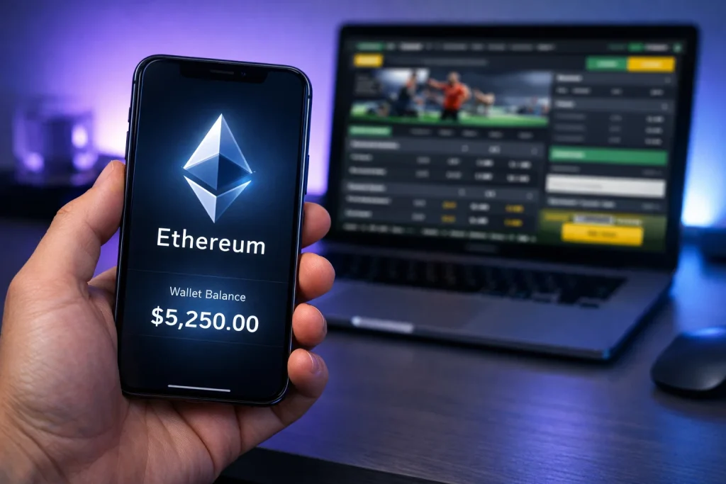 Paris sportifs Ethereum : avantages et frais de gas