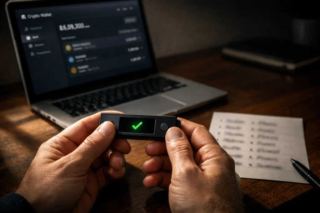 Sécuriser ses gains crypto avec un cold wallet