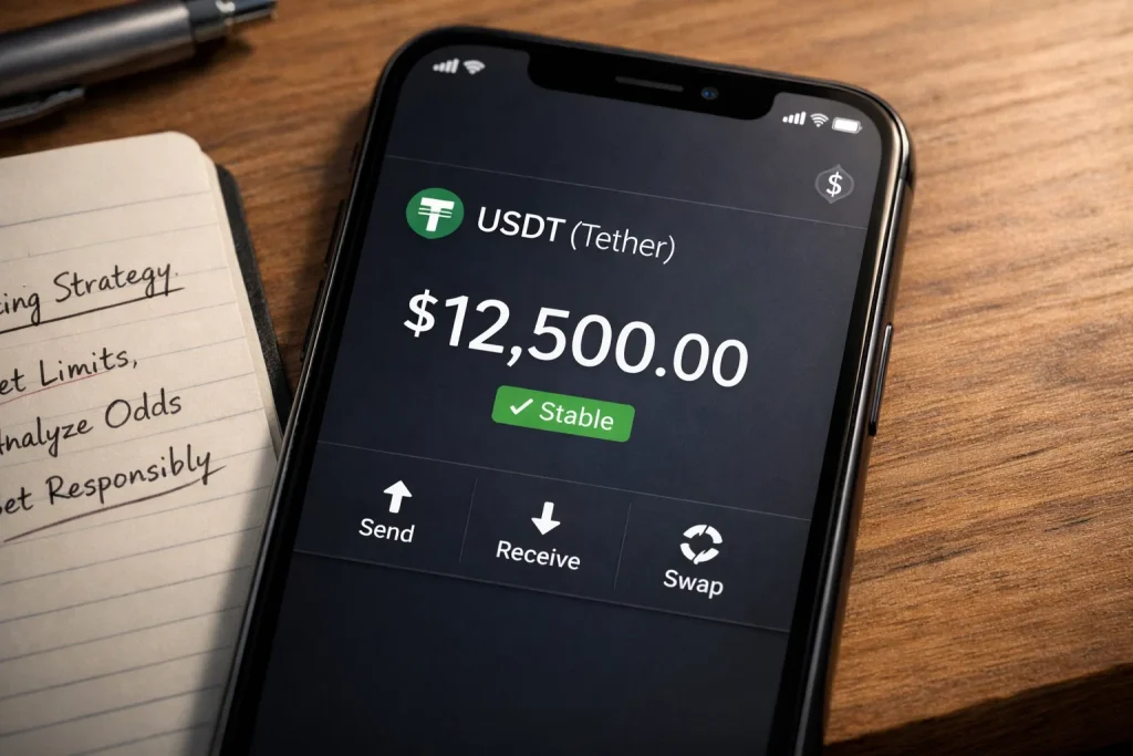 Stablecoins et paris sportifs : parier en USDT